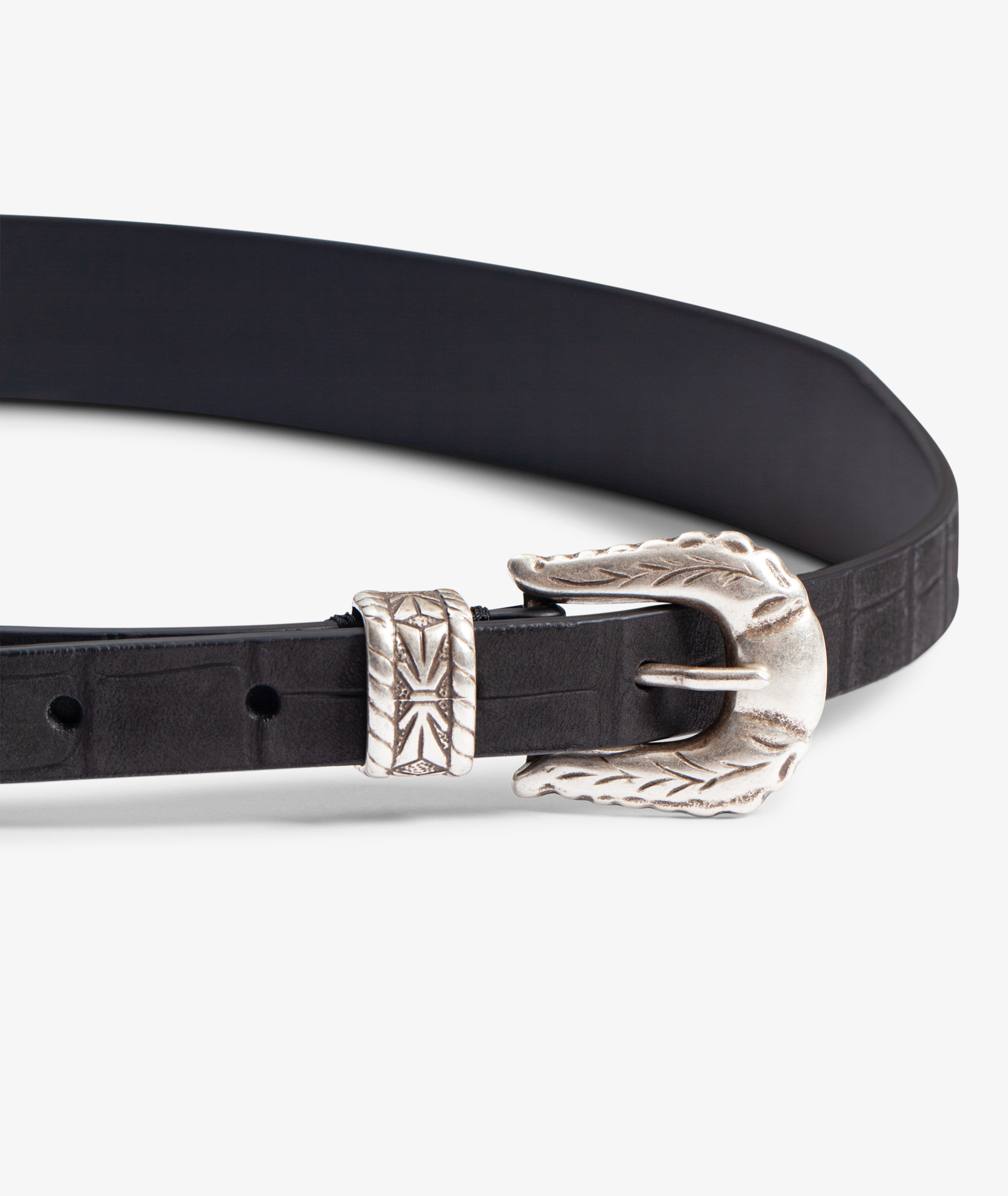 Anderson's Black Leather Western Belt