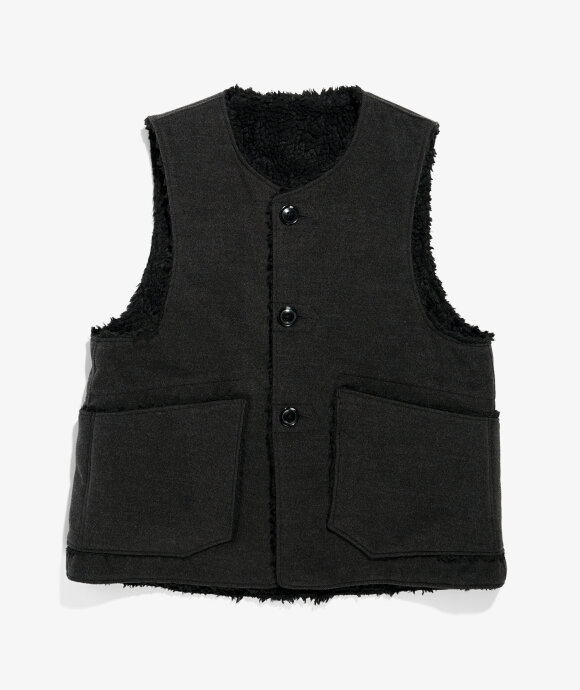 Engineered Garments - Melton Over Vest