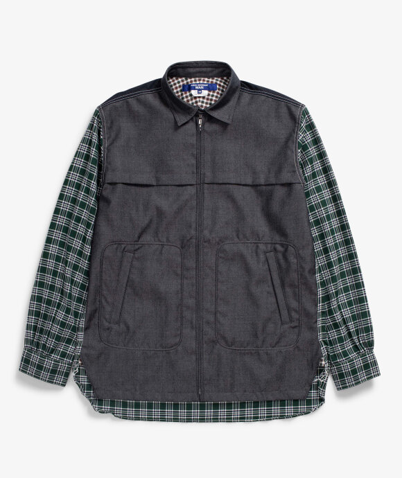 Junya Watanabe MAN - Patchwork Zip Shirt Jacket