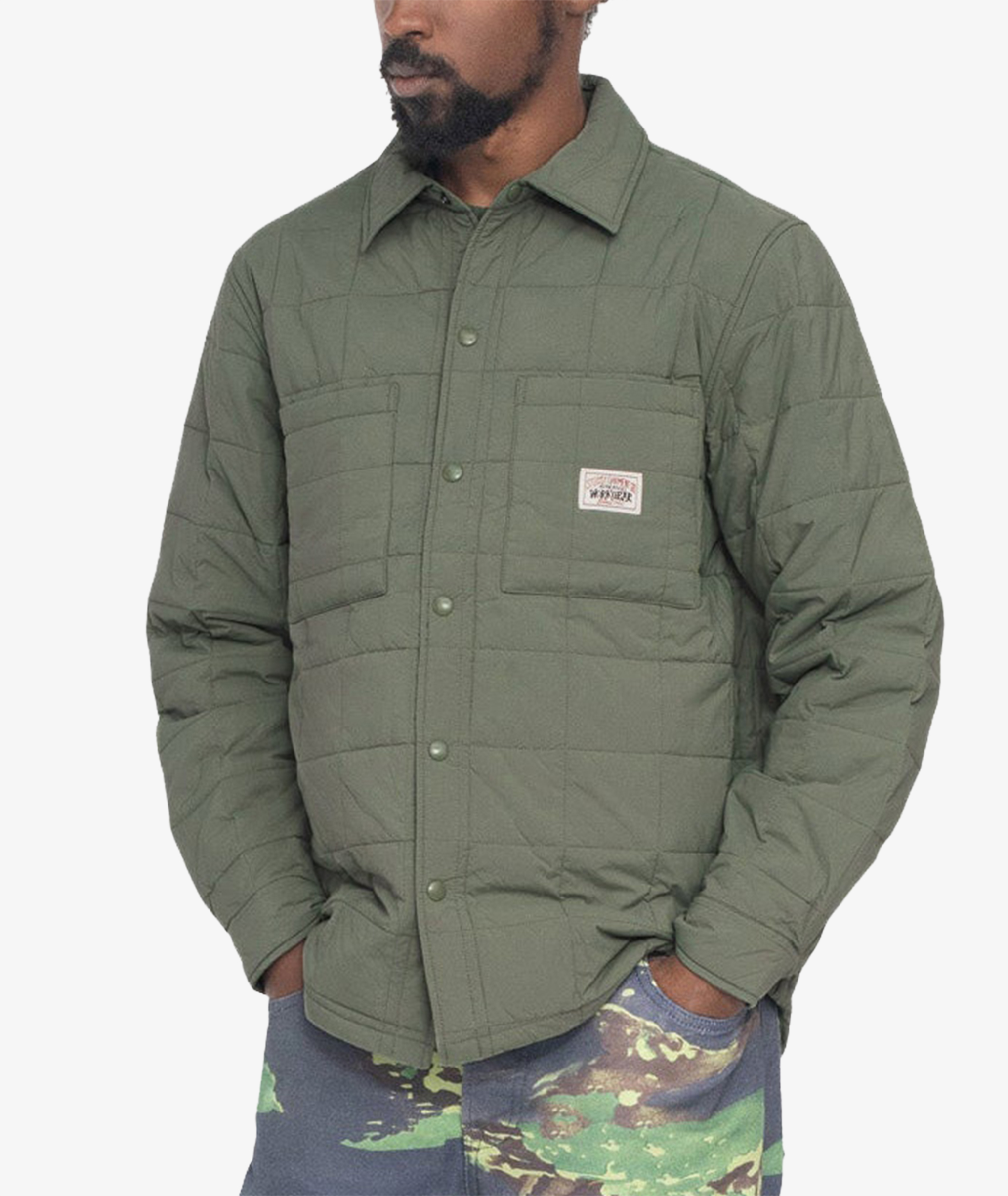Norse Store | Shipping Worldwide - Stüssy Quilted Fatigue Shirt 