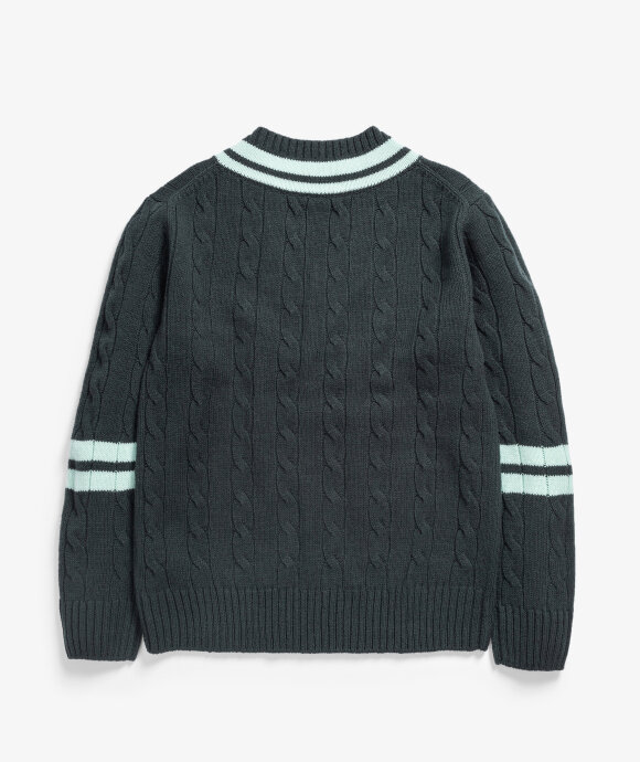 Norse Store | Shipping Worldwide - TS(S) Bulky Wool Cricket Sweater - Green