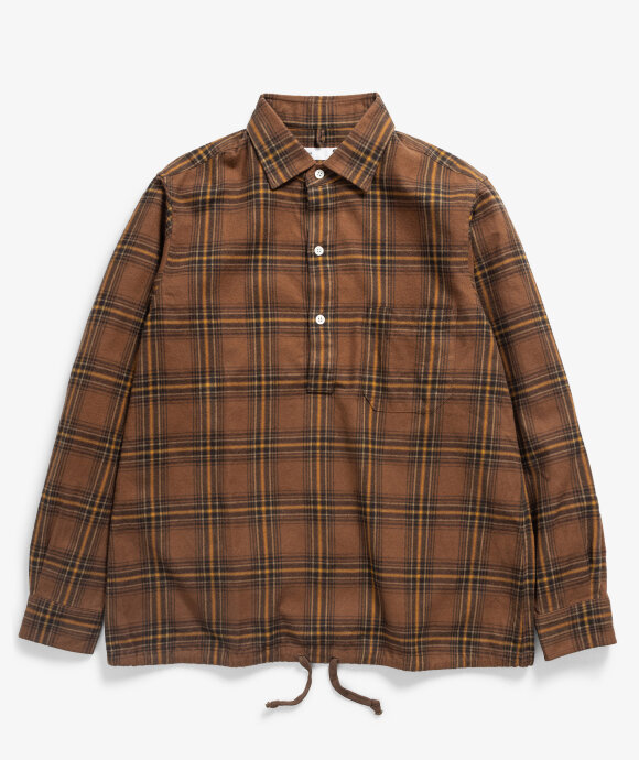 TS(S) - Plaid Hem String Shirt