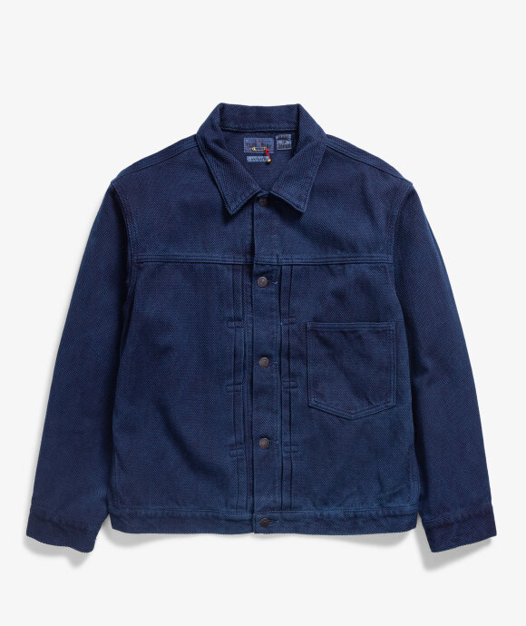 Blue Blue Japan - Sashiko Indigo Trucker Jacket