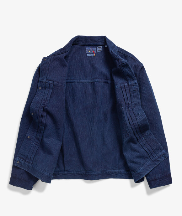 Blue Blue Japan - Sashiko Indigo Trucker Jacket