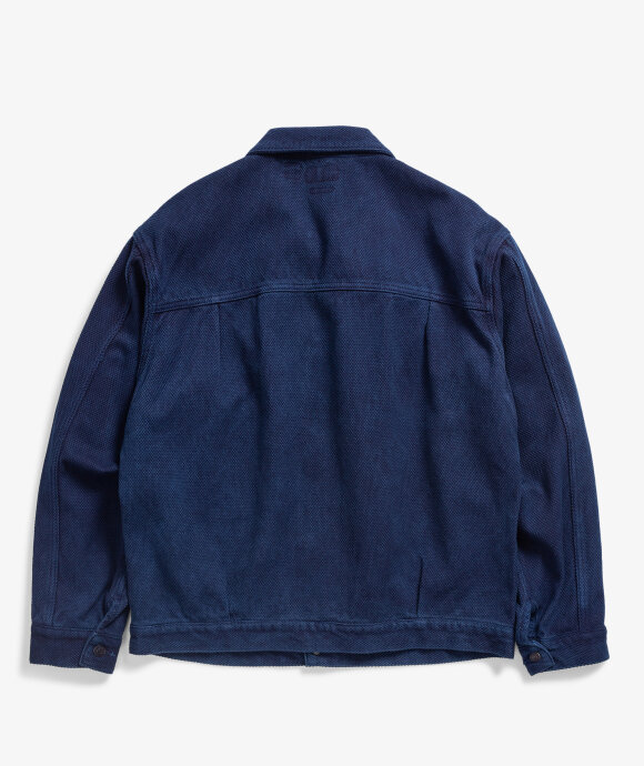 Blue Blue Japan - Sashiko Indigo Trucker Jacket