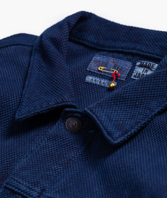 Blue Blue Japan - Sashiko Indigo Trucker Jacket