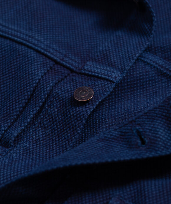 Blue Blue Japan - Sashiko Indigo Trucker Jacket