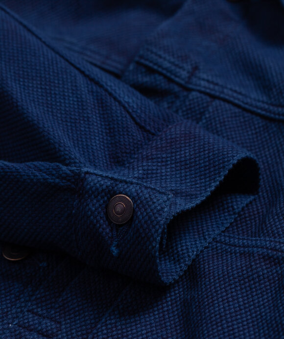 Blue Blue Japan - Sashiko Indigo Trucker Jacket