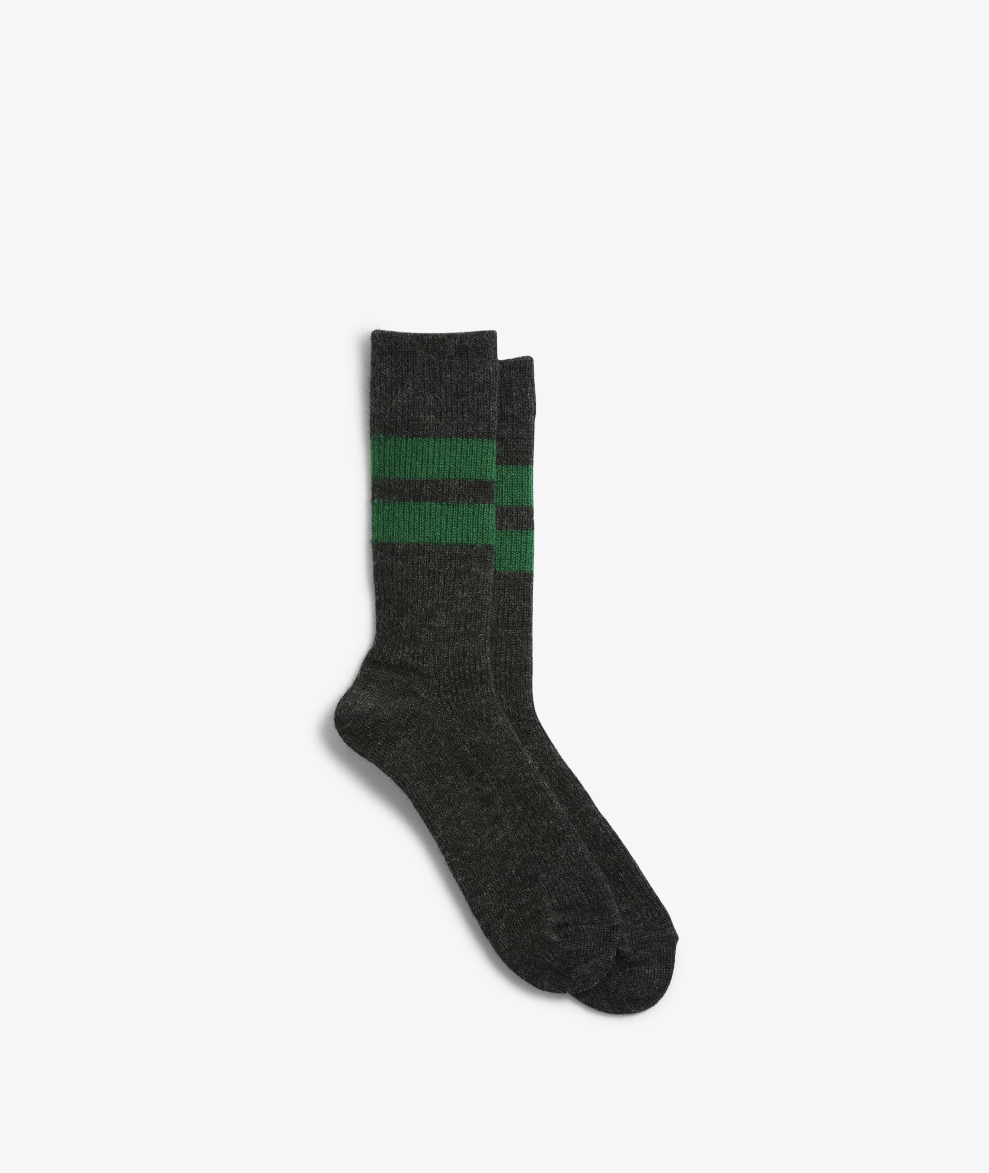 Norse Store | Shipping Worldwide - RoToTo Brushed Mohair Crew - Charcoal
