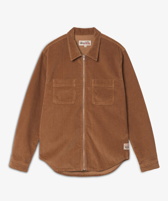 Stüssy - Wide Wale Cord Zip Shirt