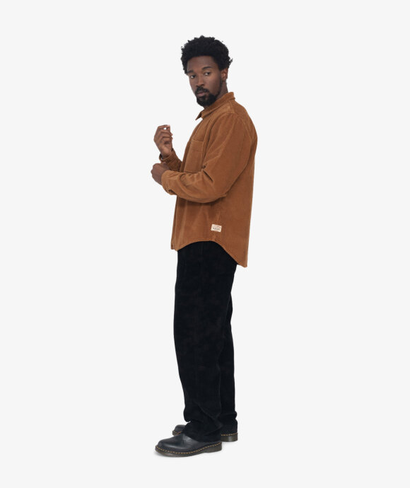 Stüssy - Wide Wale Cord Zip Shirt