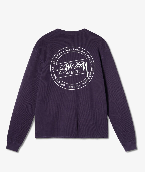 Norse Store | Shipping Worldwide - Stussy LS Thermal - Purple