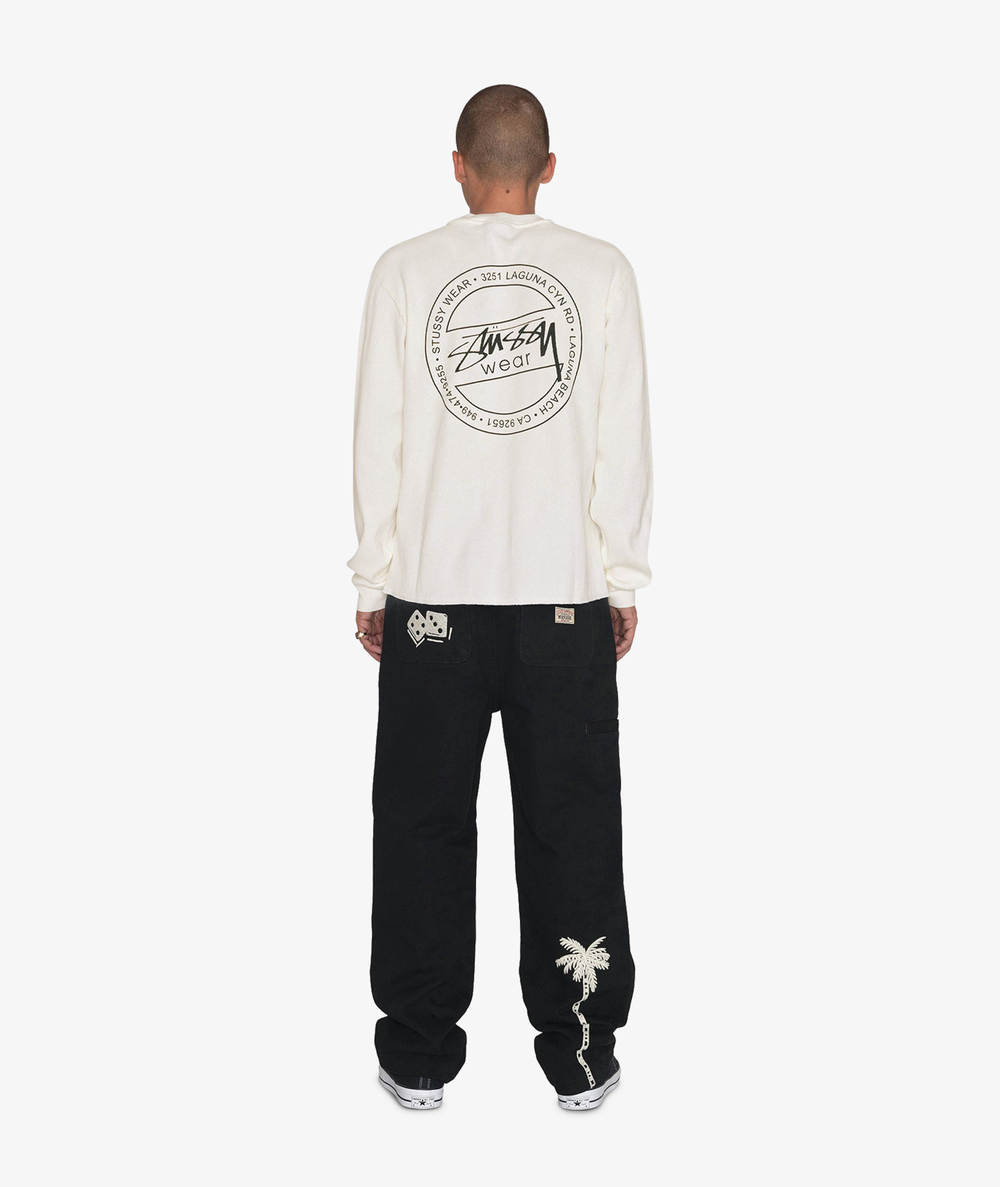 即発送 23SS STUSSY AIRBRUSH ICON BEACH PANT-