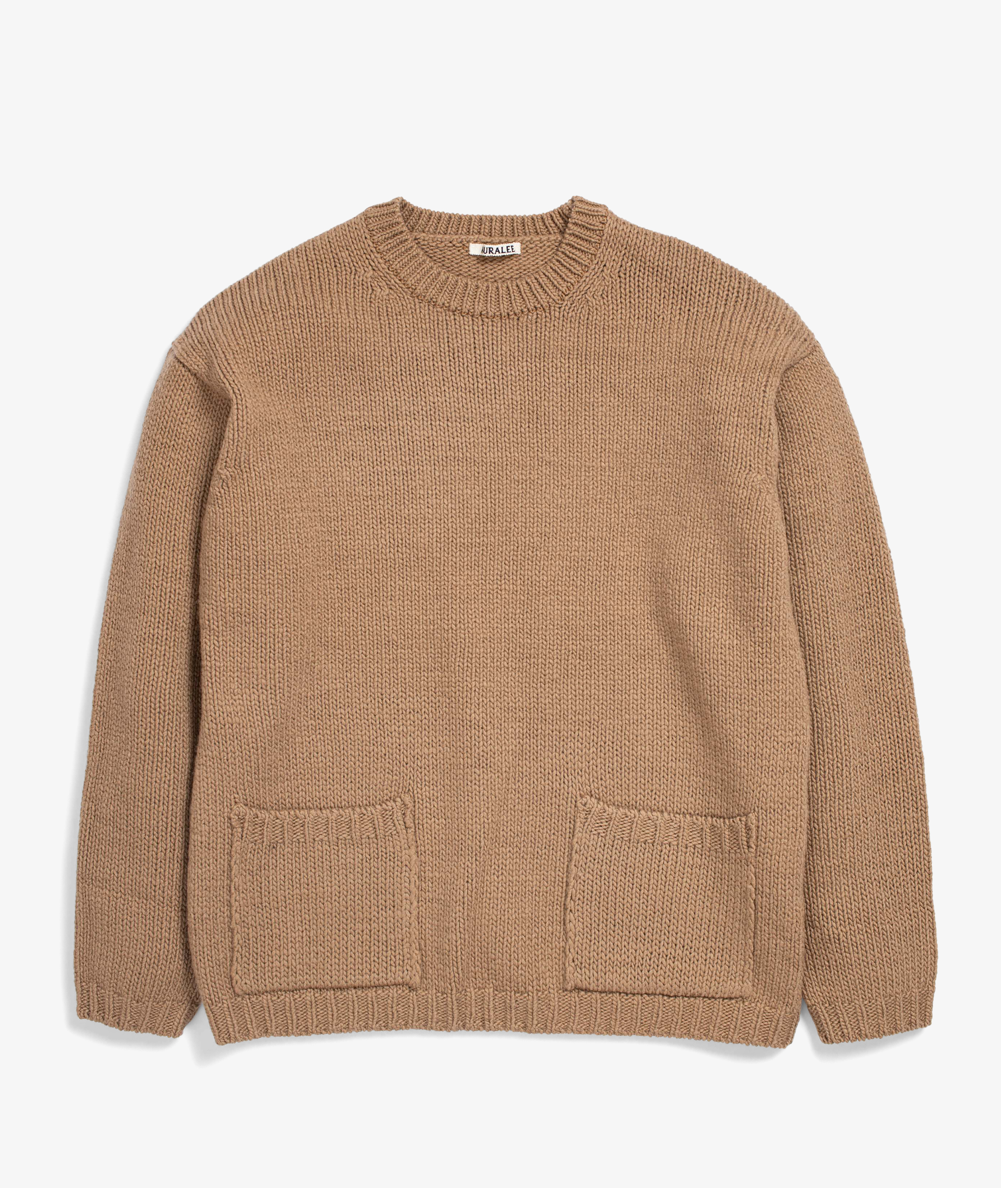 AURALEE 23aw FELTED WOOL KNIT P/O