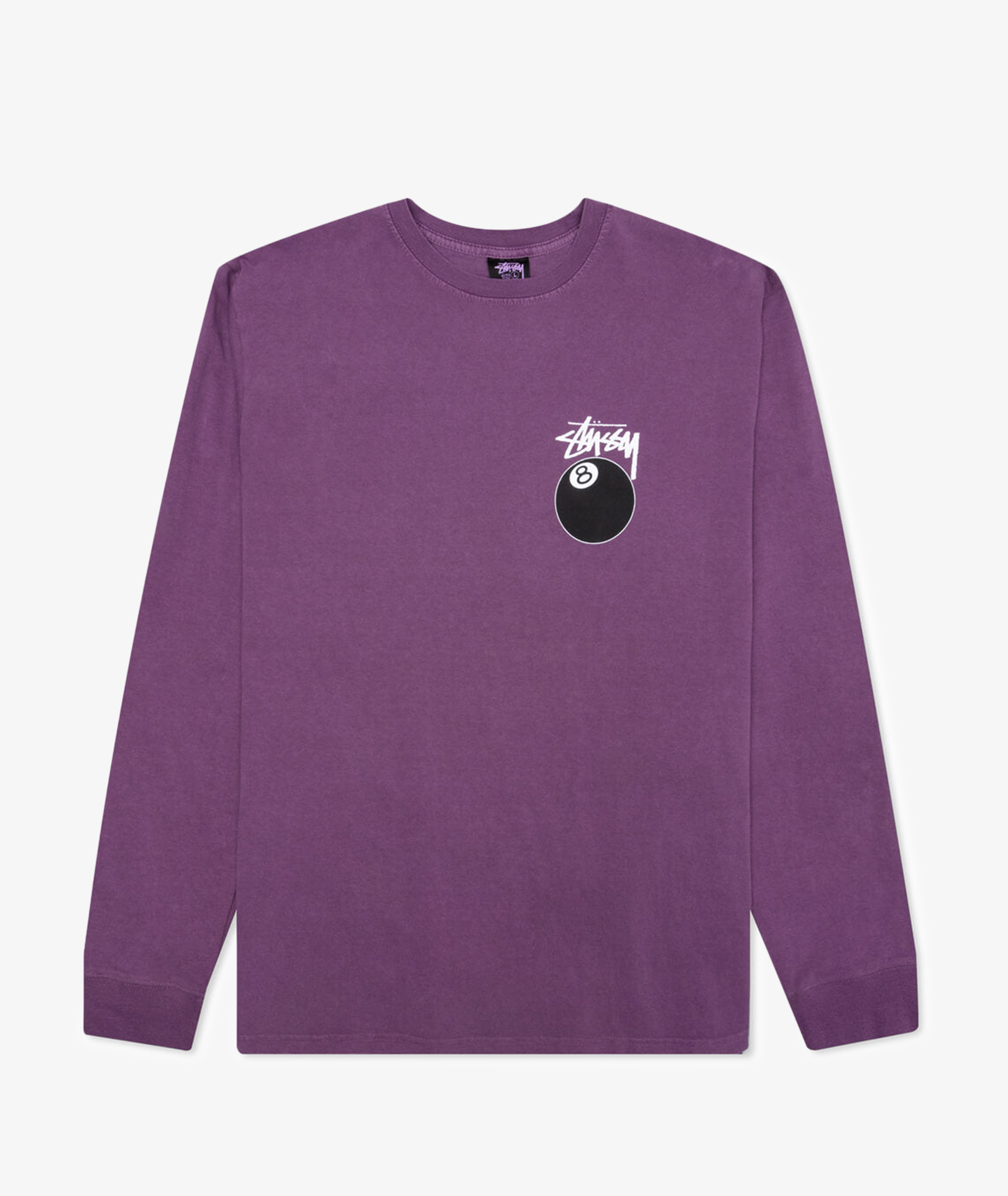 Norse Store | Shipping Worldwide - Stüssy 8 Ball pigment Dyed LS Tee ...