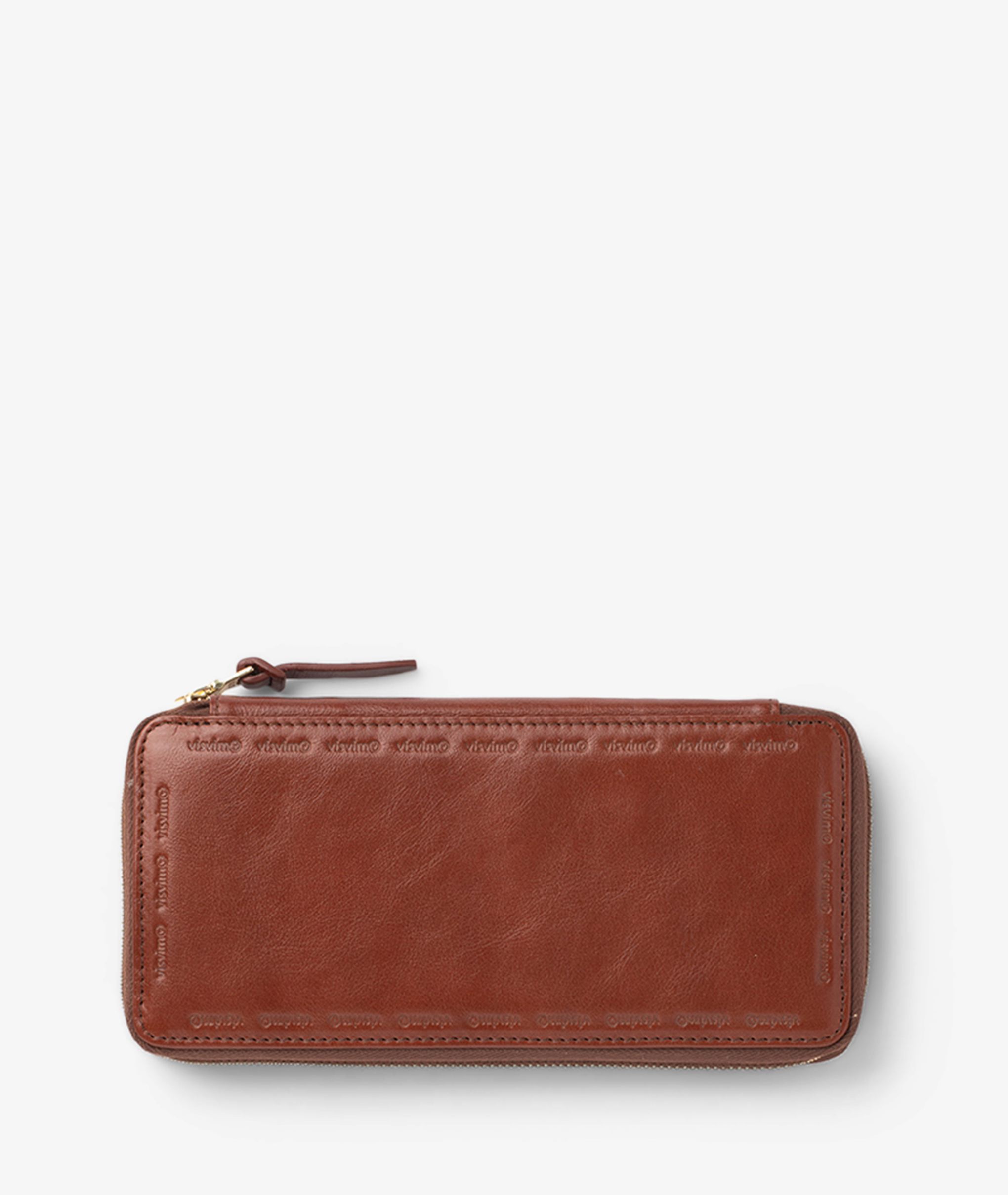 Norse Store | Shipping Worldwide - Visvim Leather Long Wallet - Brown