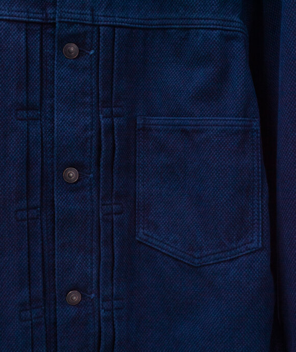 Blue Blue Japan - Sashiko Indigo Trucker Jacket