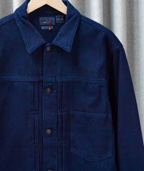 Blue Blue Japan - Sashiko Indigo Trucker Jacket