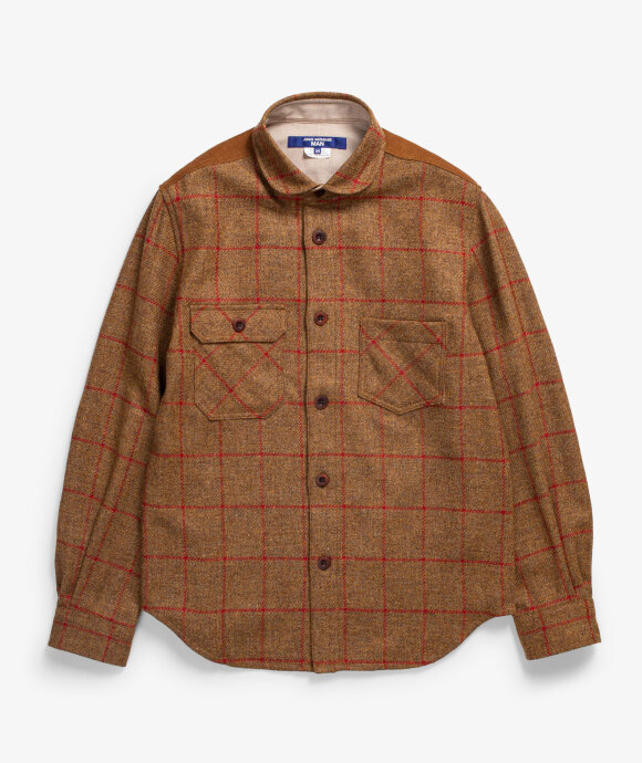 Junya Watanabe MAN - Wool Check Overshirt
