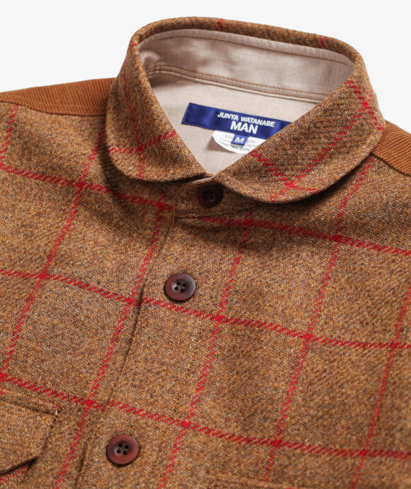 Junya Watanabe MAN - Wool Check Overshirt
