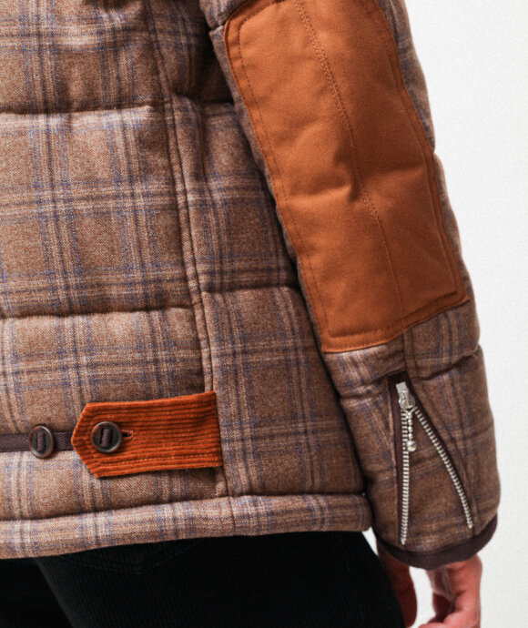 Junya Watanabe MAN - Wool Check Down Jacket