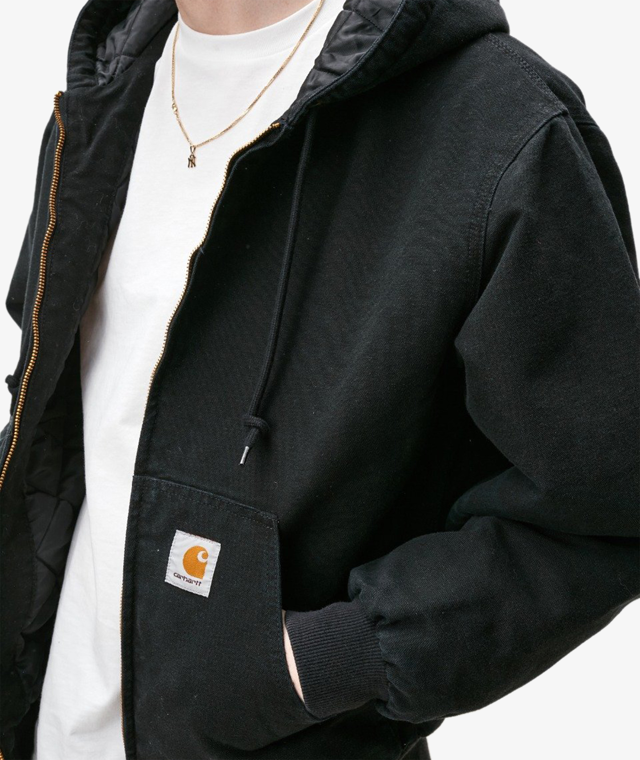 Norse Store  Shipping Worldwide - Carhartt WIP OG Active Jacket - Black  Aged