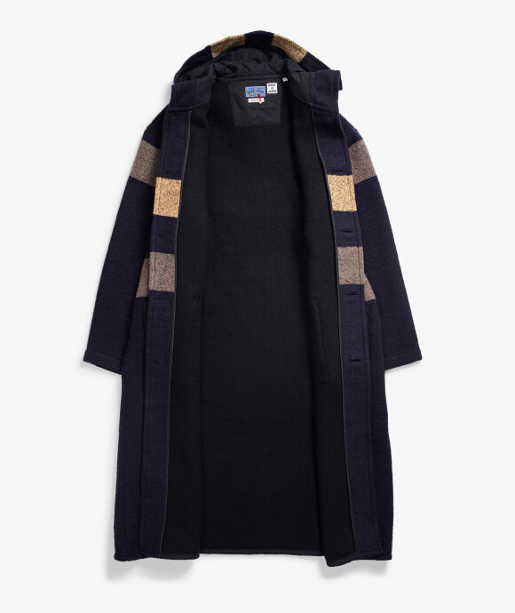 Blue Blue Japan - Wool Loop Boa Long Coat