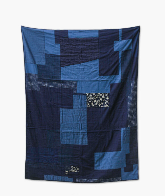 Blue Blue Japan - Indigo Patchwork Blanket