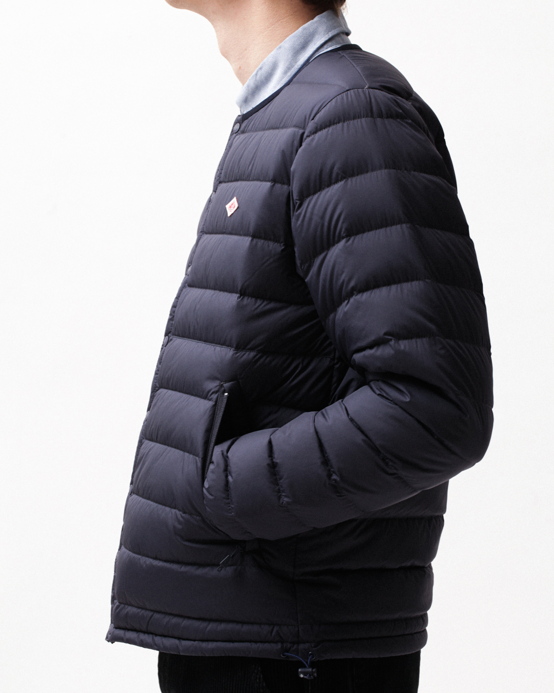 Norse Store | Shipping Worldwide - Danton Inner Down Crewneck Jacket - Navy