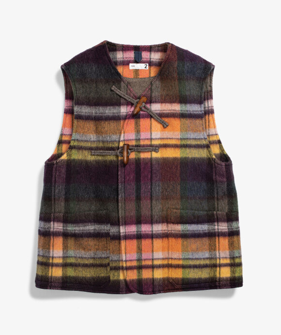 TS(S) - Recycled Wool Plaid Toggle Vest