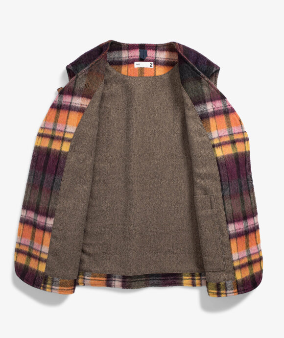 TS(S) - Recycled Wool Plaid Toggle Vest