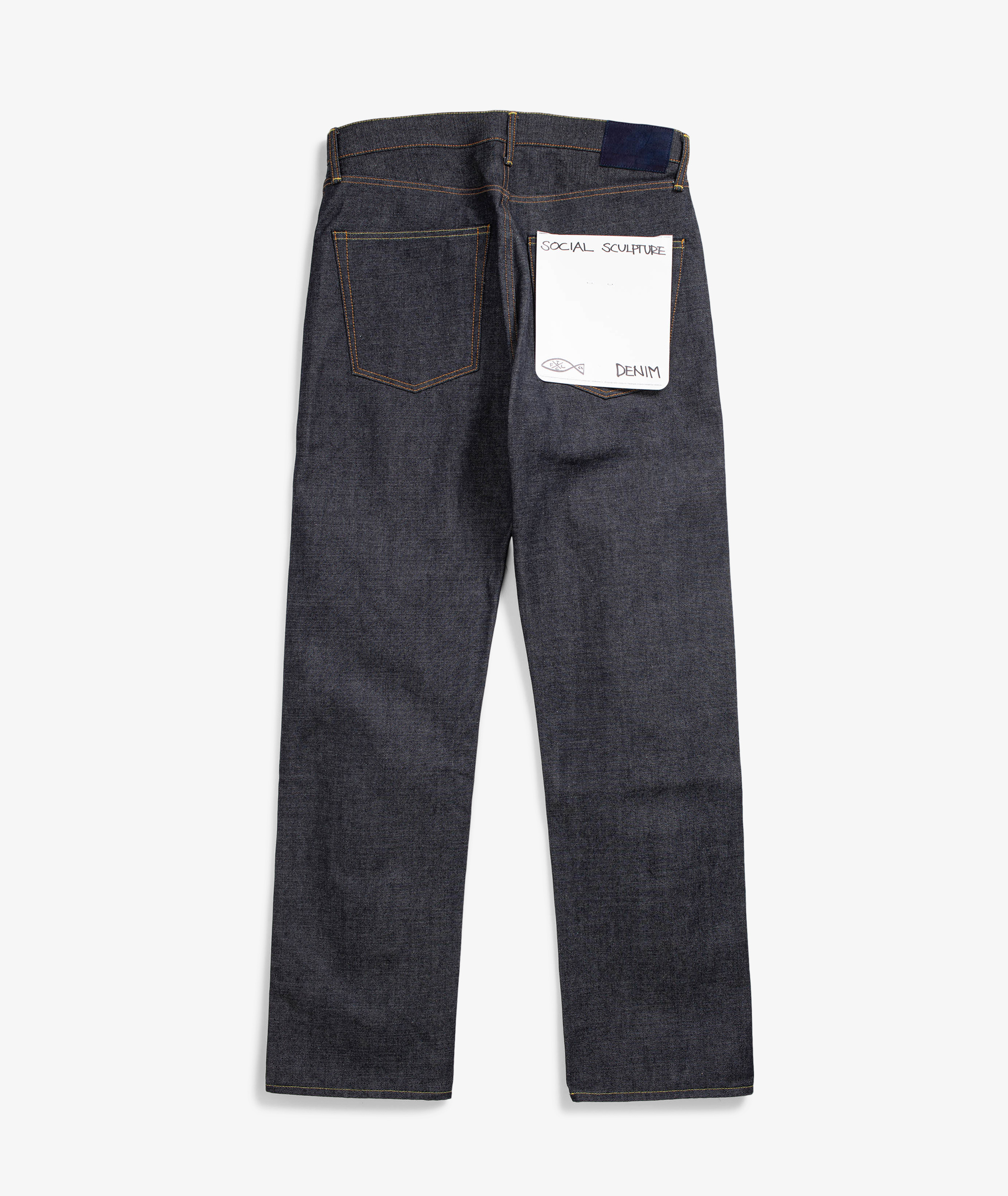 visvim SOCIAL SCULPTURE 01 SLIM UNWASHED