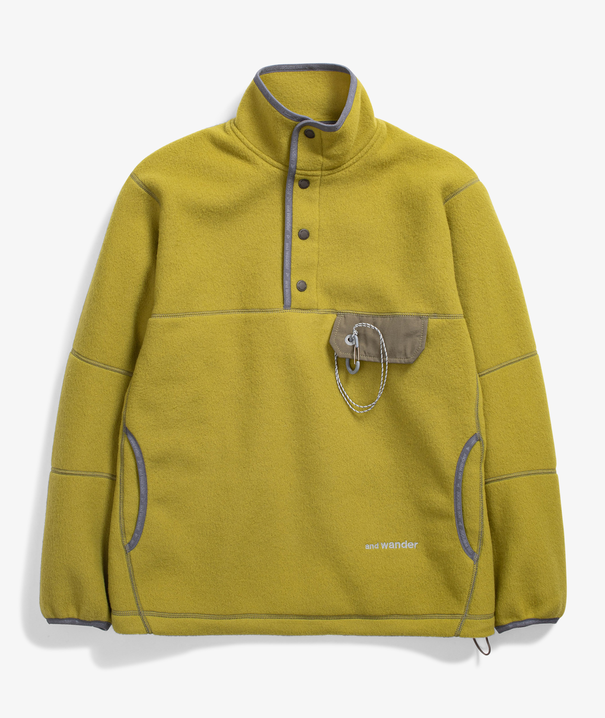 Wooly fleece pullover on sale