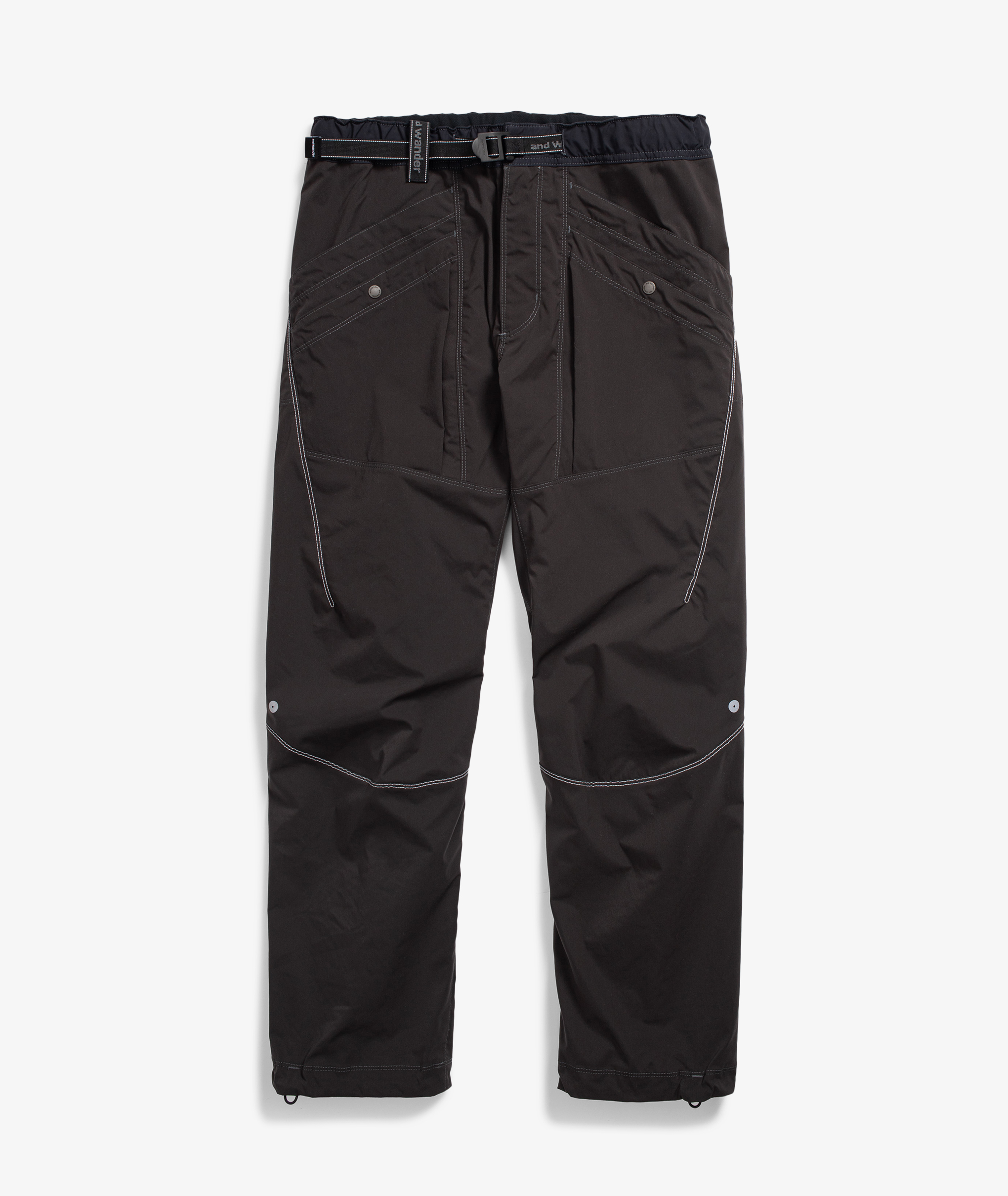 Norse Store  Shipping Worldwide - And Wander Pocket Stretch Pants -  Charcoal