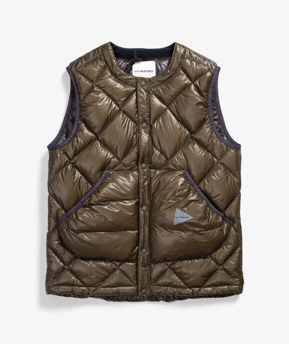 And Wander - Diamond Stitch Down Vest