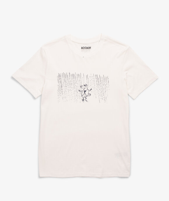 Norse Store | Shipping Worldwide - IDEA Moomin Rain Dance Tee - Off White