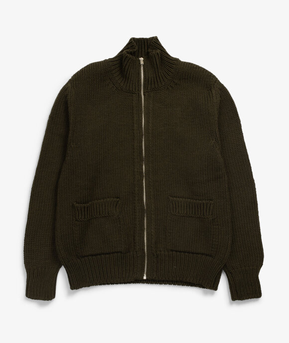 Margaret Howell - Chunky Knit Zip Cardigan