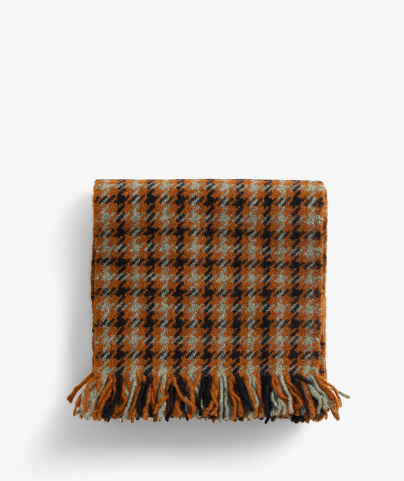 Margaret Howell - Three Colour Dog Tooth Scarf