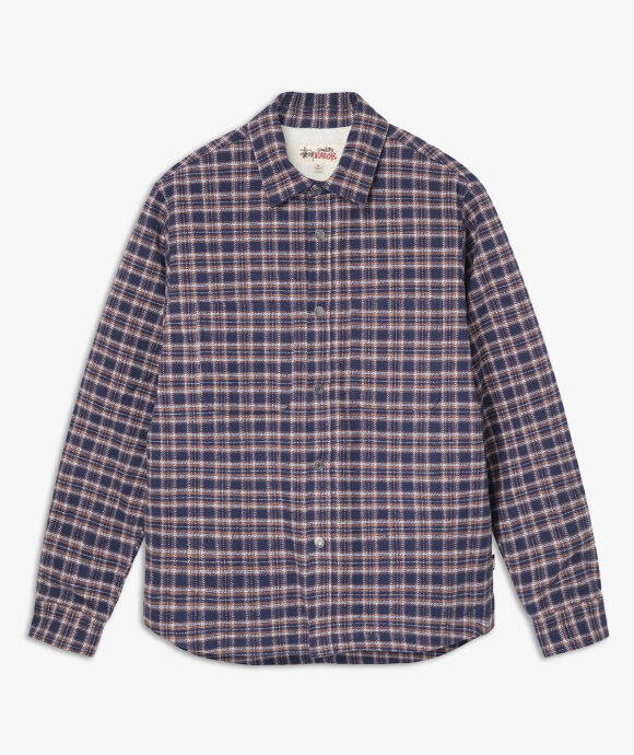 Stüssy - Sherpa Lined Plaid Shirt