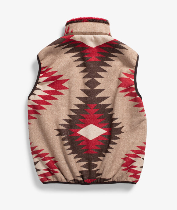 Norse Store | Shipping Worldwide - orSlow Boa Fleece Vest - Navajo