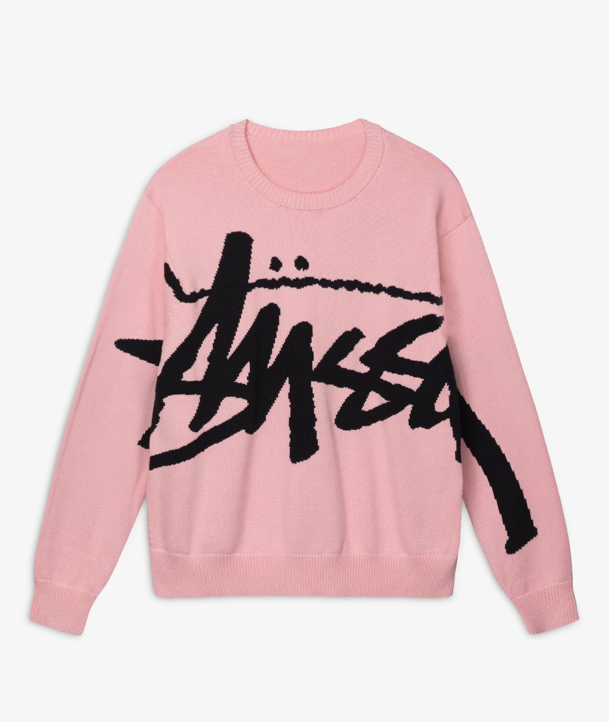 Norse Store  Shipping Worldwide - Stüssy Stock Sweater - Pink