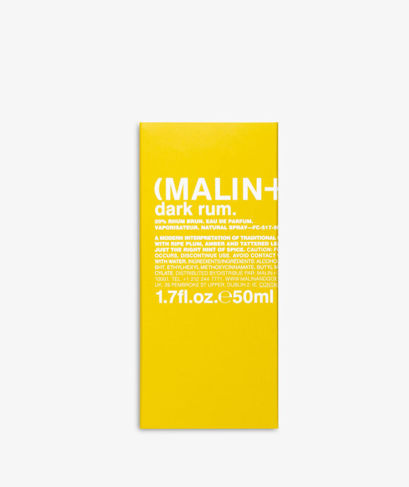 Malin+Goetz - Dark Rum Eau De Parfum