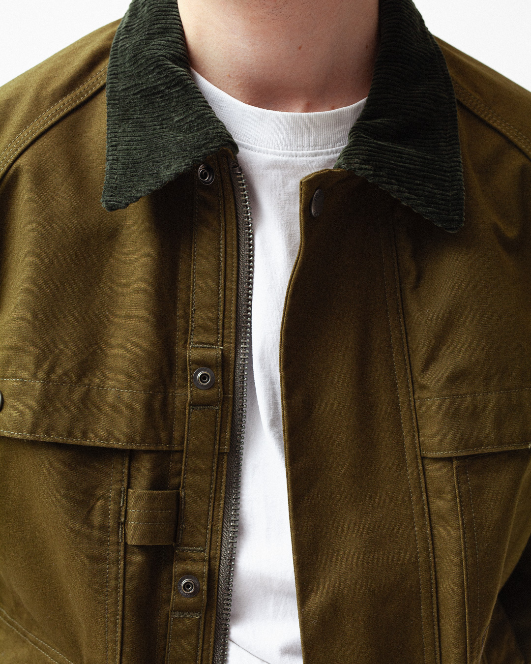 Norse Store | Shipping Worldwide - Snow Peak Takibi Canvas Jacket - Olive