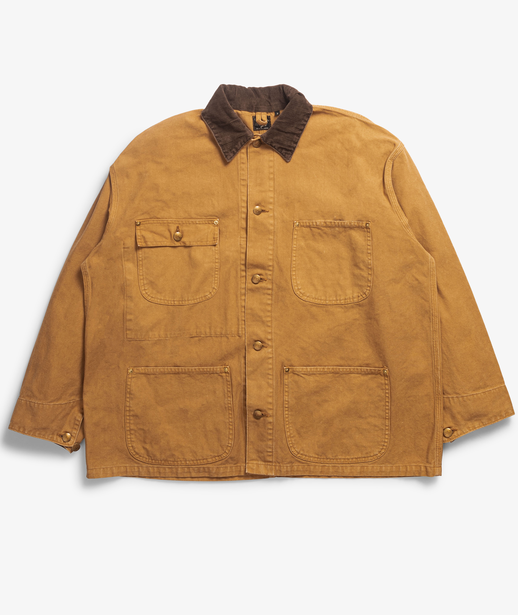 Norse Store | Shipping Worldwide - orSlow Loose Fit Oxford Coverall - Brown