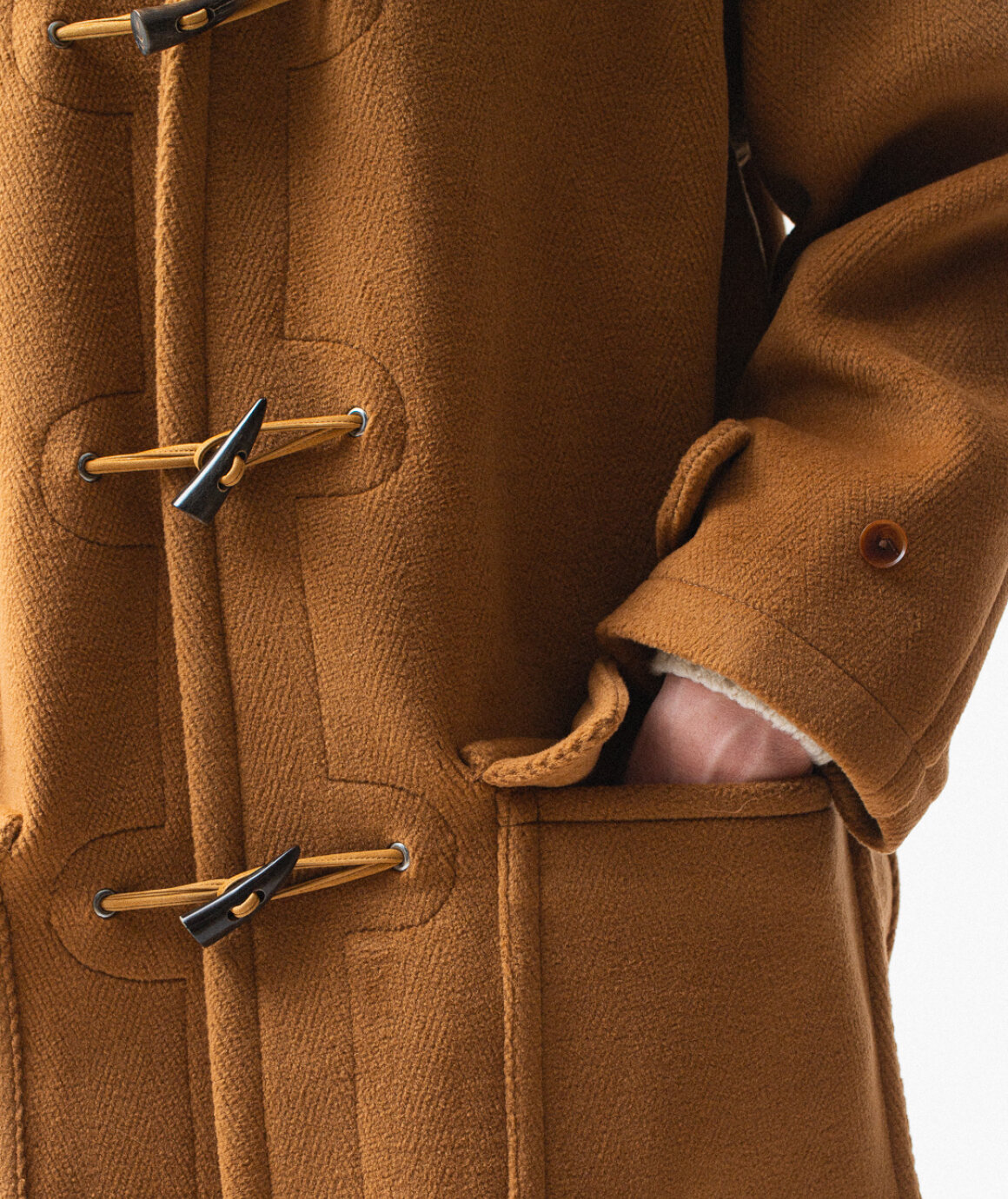 Norse Store Shipping Worldwide Auralee WOOL HERRINGBONE PILE DUFFLE