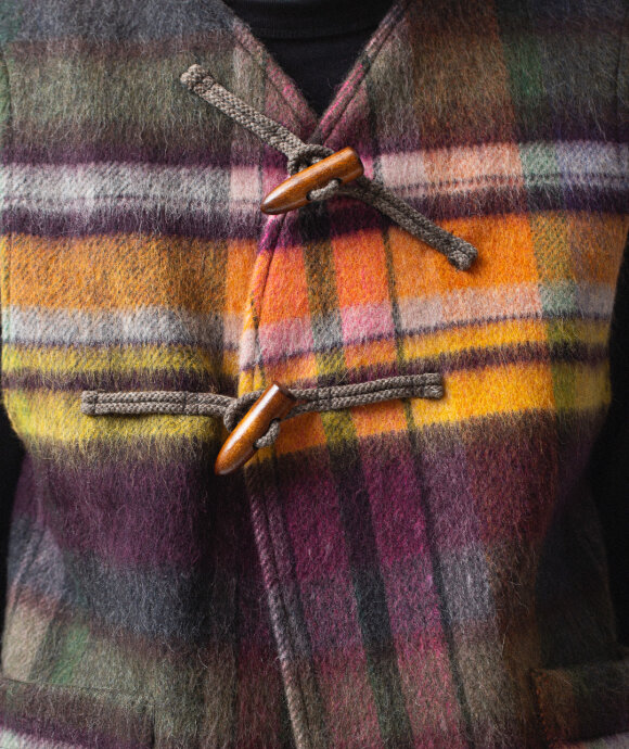 TS(S) - Recycled Wool Plaid Toggle Vest