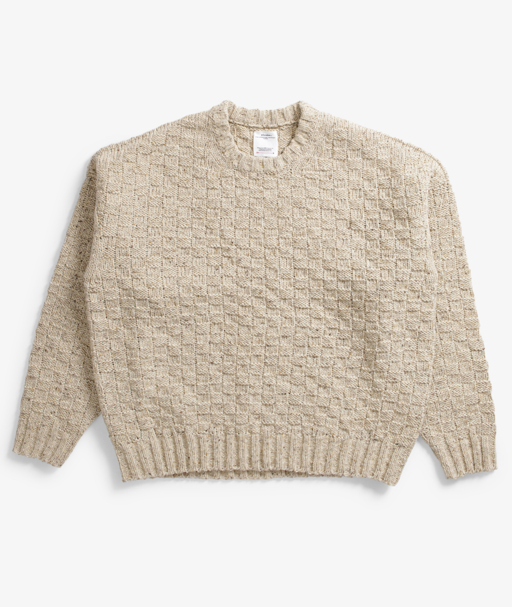 VISVIM AMPLUS CREW KNIT 3 ivoryニット/セーター 【オープニング