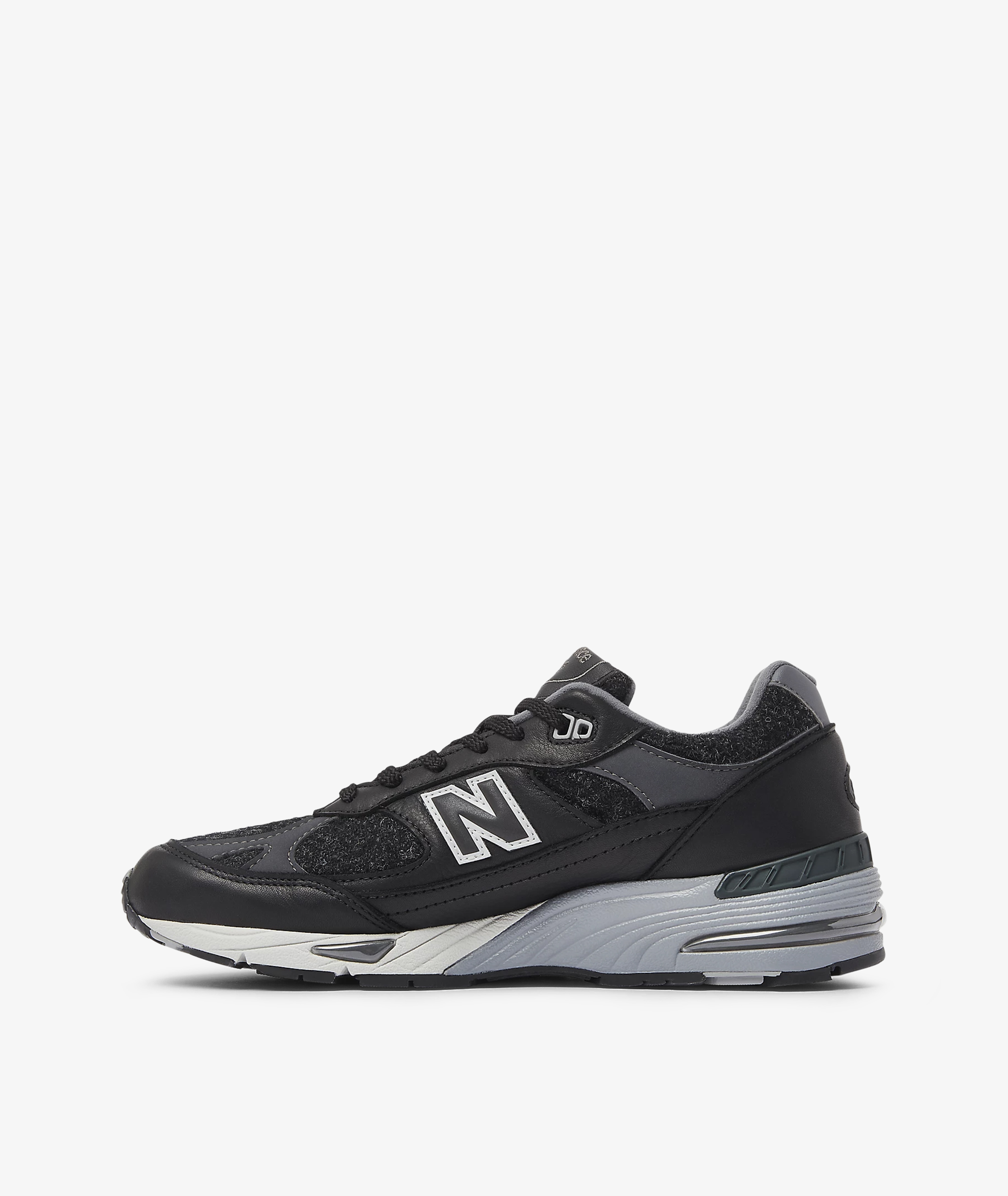 New balance 991 black leather sale