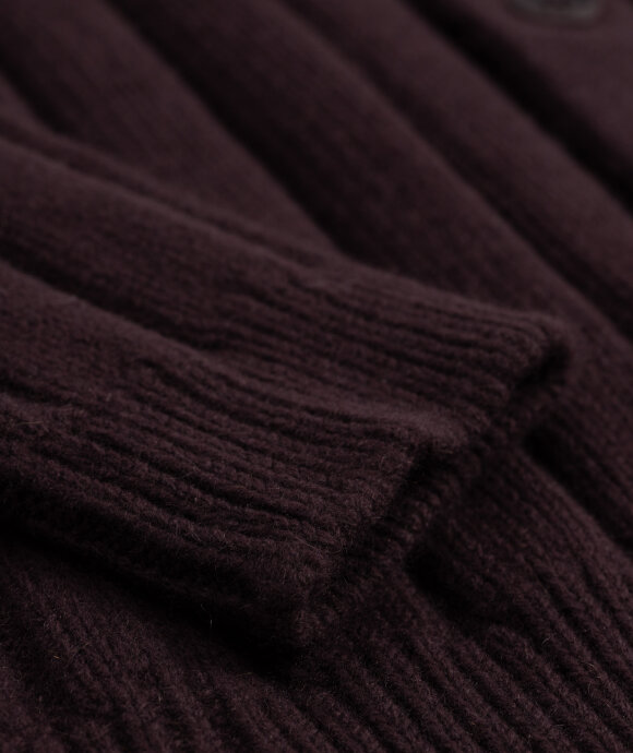 And Austin - Wool Cashmere Wide Rib Cardigan