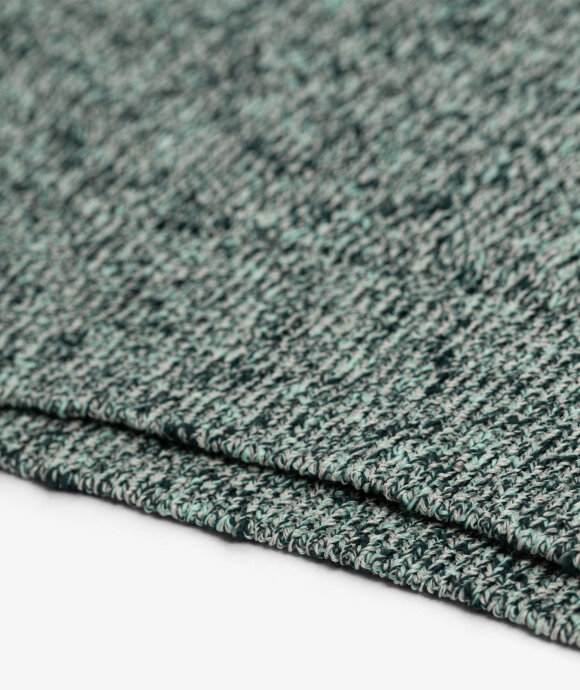 Auralee - Mix Yarn Rib Knit Pullover